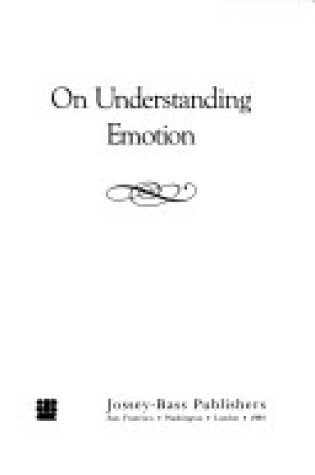 Cover of On Understanding Emotion