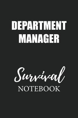 Book cover for Department Manager Survival Notebook