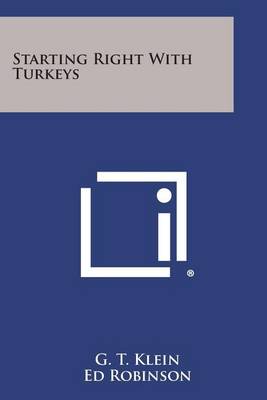 Book cover for Starting Right with Turkeys