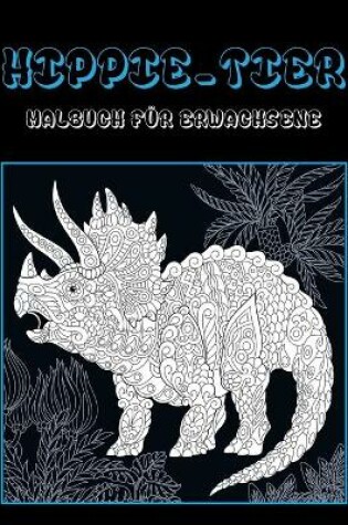 Cover of Hippie-Tier - Malbuch fur Erwachsene