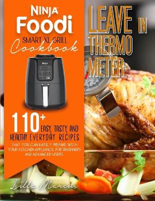 Book cover for Ninja Foodi Smart XL Grill Cookbook - Leave In Thermometer