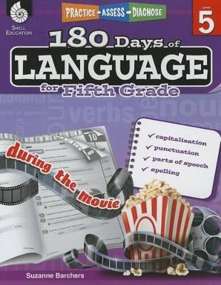 Cover of 180 Days of Language for Fifth Grade