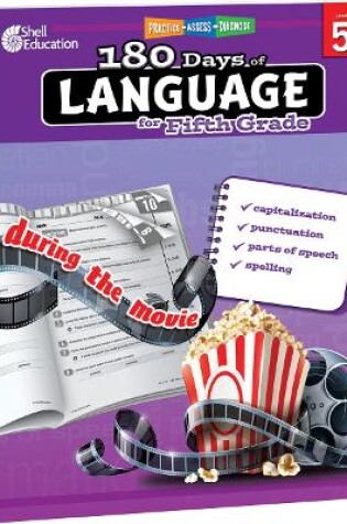 Cover of 180 Days of Language for Fifth Grade