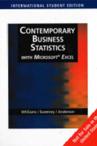 Cover of Contemporary Business Statistics with Microsoft Excel