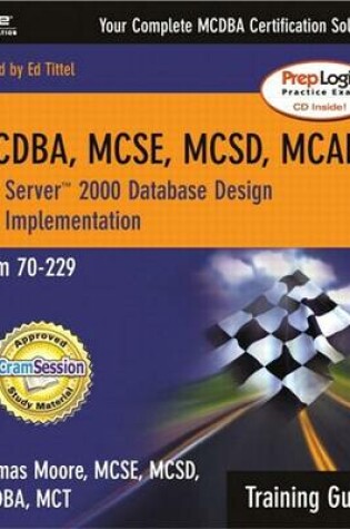 Cover of MCSE SQL Server 2000 Database Design and Implementation