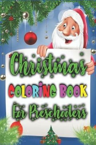Cover of Christmas Coloring Book For preschoolers