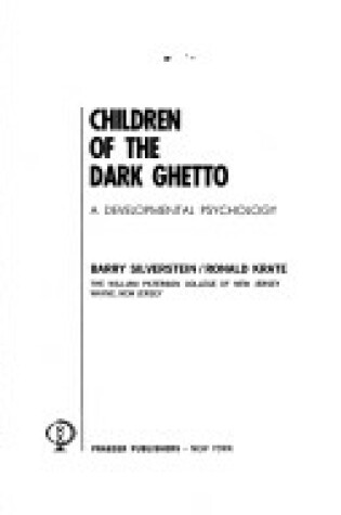 Cover of Children of the Dark Ghetto