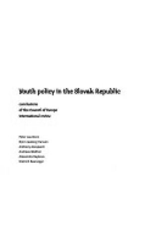 Cover of Youth Policy in the Slovak Republic