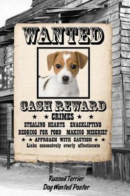 Book cover for Russell Terrier Dog Wanted Poster