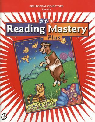 Cover of Reading Mastery K 2001 Plus Edition, Behavioral Objectives