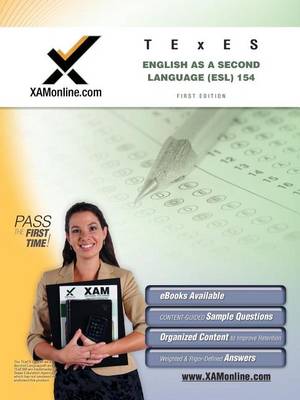 Book cover for TExES English as a Second Language (ESL) 154 Teacher Certification Test Prep Study Guide