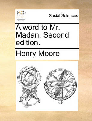 Book cover for A word to Mr. Madan. Second edition.