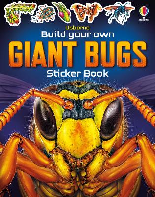 Book cover for Build Your own Giant Bugs Sticker Book