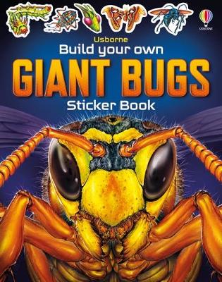 Book cover for Build Your Own Giant Bugs Sticker Book