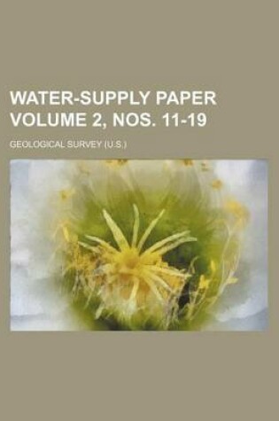 Cover of Water-Supply Paper Volume 2, Nos. 11-19