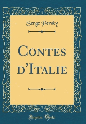 Book cover for Contes d'Italie (Classic Reprint)