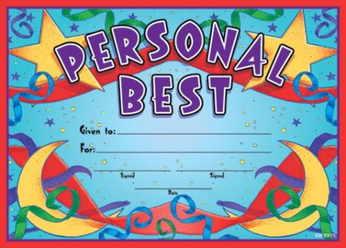 Cover of Personal Best Fit-In-A-Frame Award