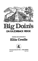 Book cover for Big Doin's on Razorback Ridge