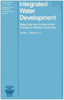 Book cover for Integrated Water Development