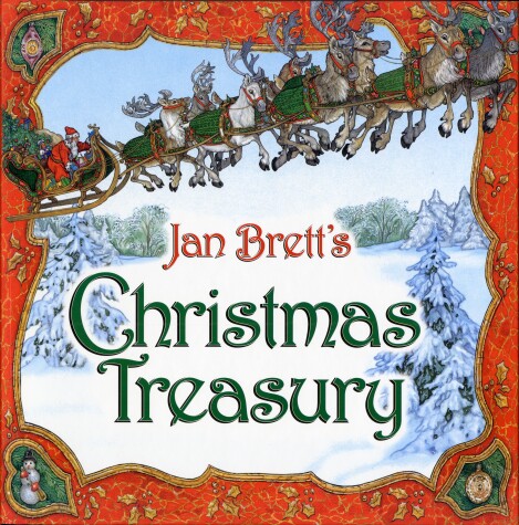 Book cover for Jan Brett's Christmas Treasury