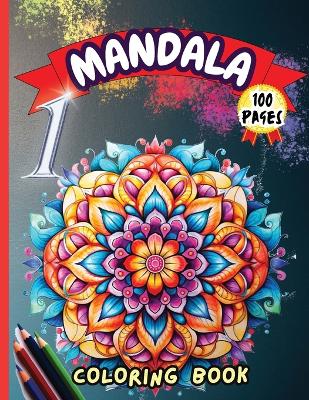 Book cover for Mandala 1 Coloring Book