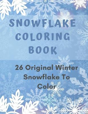 Book cover for Snowflake Coloring Book