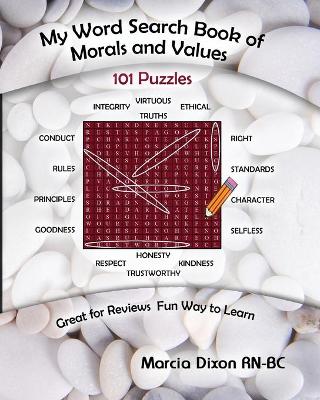 Book cover for My Word Search Book of Morals and Values