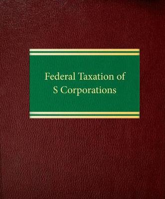 Book cover for Federal Taxation of S Corporation