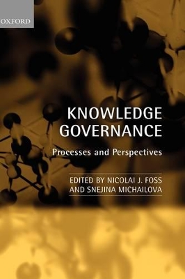 Cover of Knowledge Governance