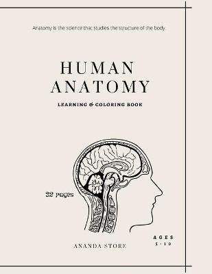 Book cover for Human Anatomy Coloring Book