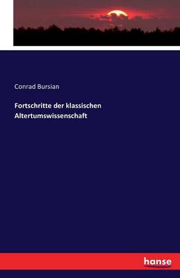 Book cover for Fortschritte der klassischen Altertumswissenschaft