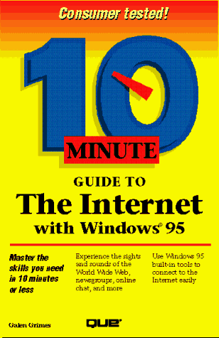 Book cover for 10 Minute Guide to Internet for Windows 95