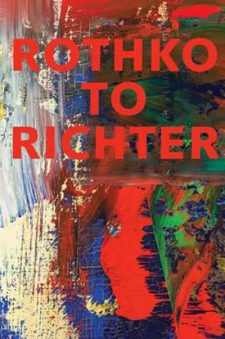 Cover of Rothko to Richter