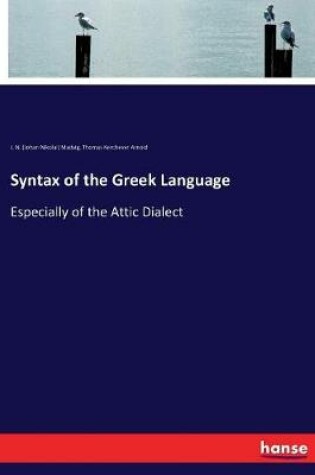 Cover of Syntax of the Greek Language