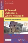 Book cover for 3D Research Challenges in Cultural Heritage III