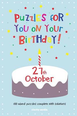 Book cover for Puzzles for you on your Birthday - 27th October