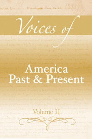 Cover of Voices of America Past and Present, Volume II