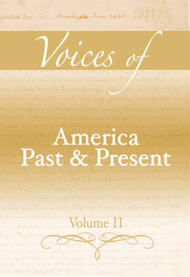 Book cover for Voices of America Past and Present, Volume II