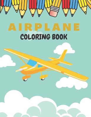 Book cover for Airplane Coloring Book