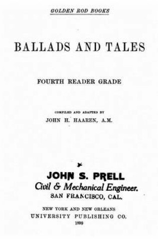 Cover of Ballads and Tales, Fourth Reader Grade