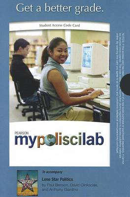 Book cover for MyLab Political Science -- Standalone Access Card -- for Lone Star Politics