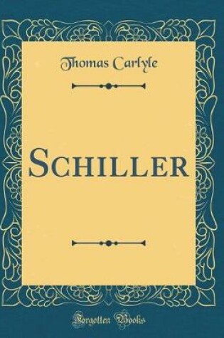 Cover of Schiller (Classic Reprint)