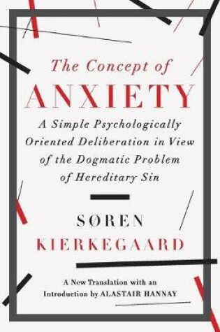 Cover of The Concept of Anxiety