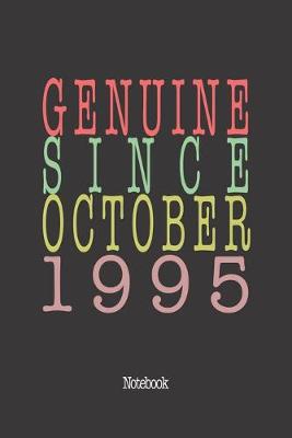 Book cover for Genuine Since October 1995