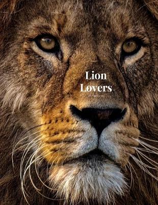 Book cover for Lion Lovers 100 page Journal