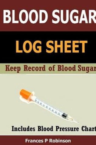 Cover of Blood Sugar Log Sheet