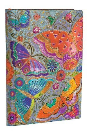 Cover of Flutterbyes Mini Lined Softcover Flexi Journal (240 pages)