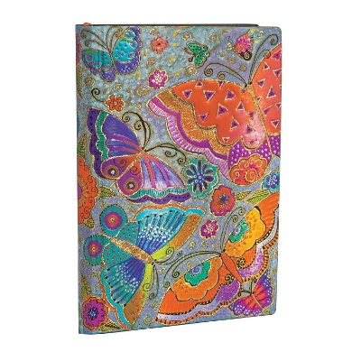 Book cover for Flutterbyes Mini Lined Softcover Flexi Journal (240 pages)