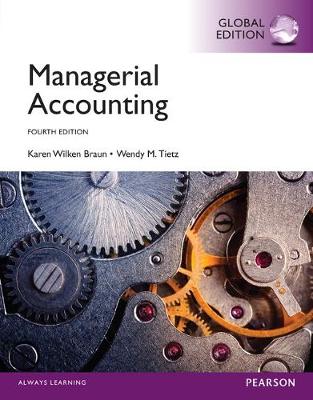 Book cover for Managerial Accounting with MyAccountingLab, Global Edition