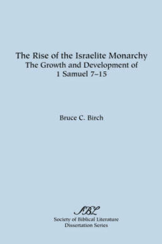Cover of The Rise of the Israelite Monarchy